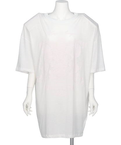 VAQUERA(ヴァケラ) SHOULDER PAD TALL TEE KNIT