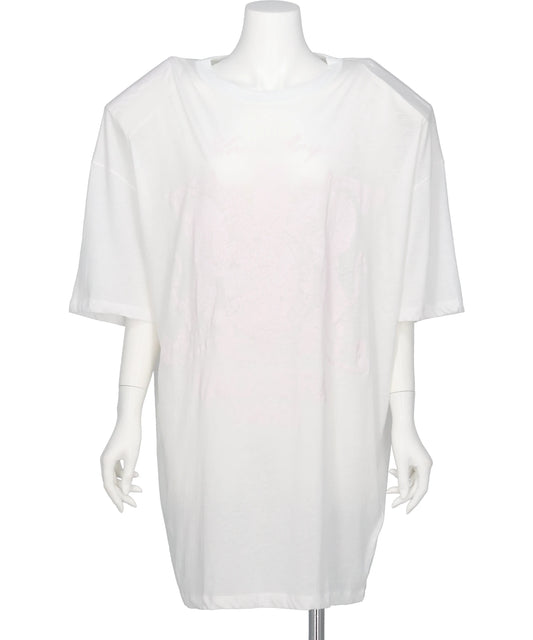 VAQUERA(ヴァケラ) SHOULDER PAD TALL TEE KNIT