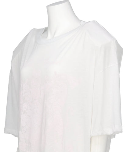 SHOULDER PAD TALL TEE KNIT