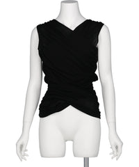 FETICO(フェティコ) 2026SS SHEER GATHERED SLEEVELESS TOP FTC262-0407