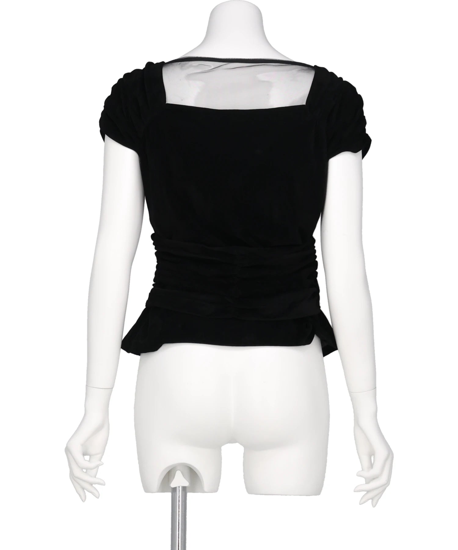 FETICO(フェティコ) 2026SS VELVET TULLE GATHERED TOP FTC262-0410 FETICO(フェティコ) 2026SS VELVET TULLE GATHERED TOP FTC262-0410