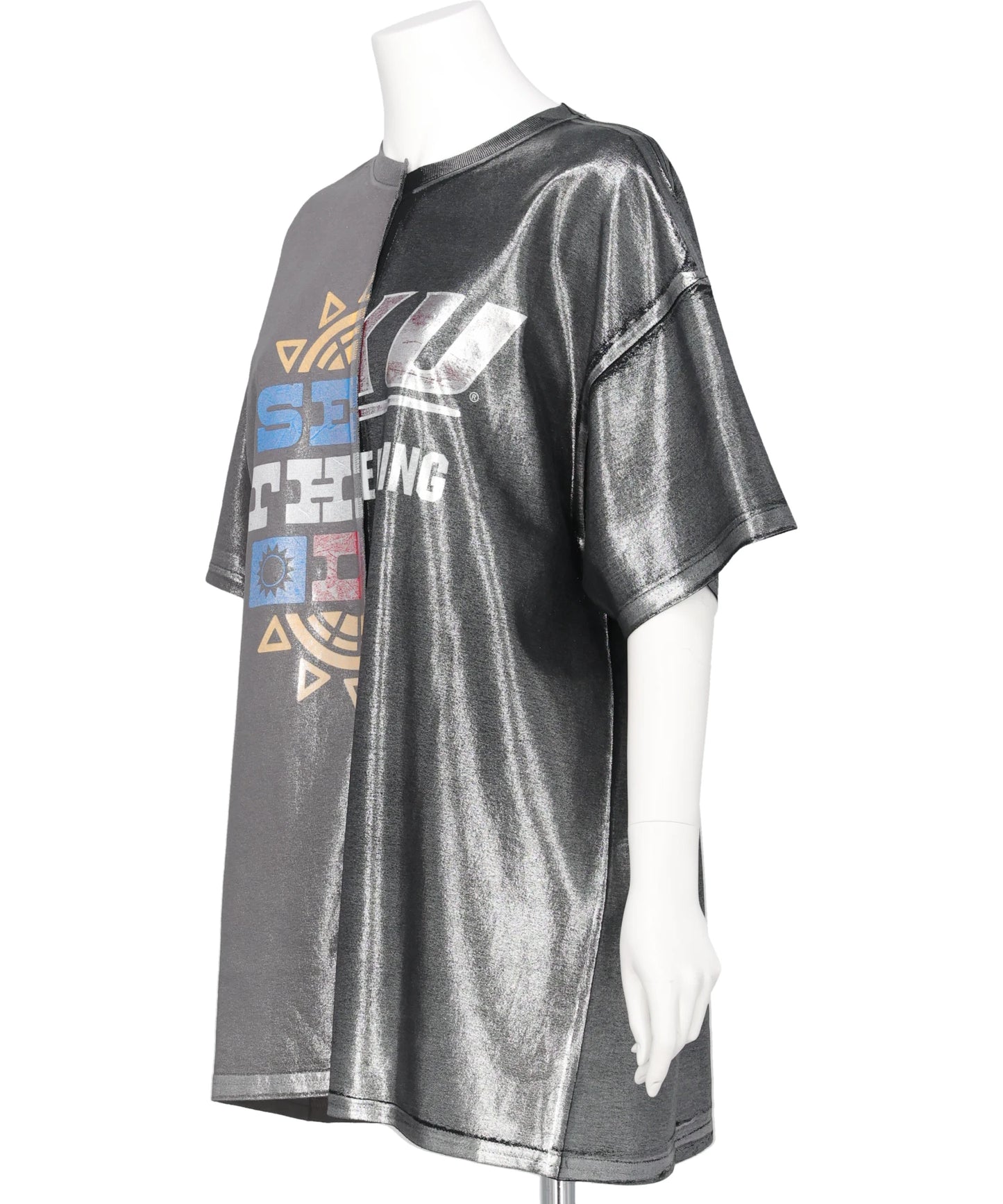 HALF FOIL LOGO TEE