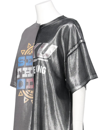 HALF FOIL LOGO TEE