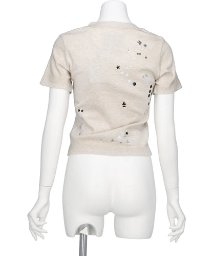 EMBELLISHED STICKER TEE