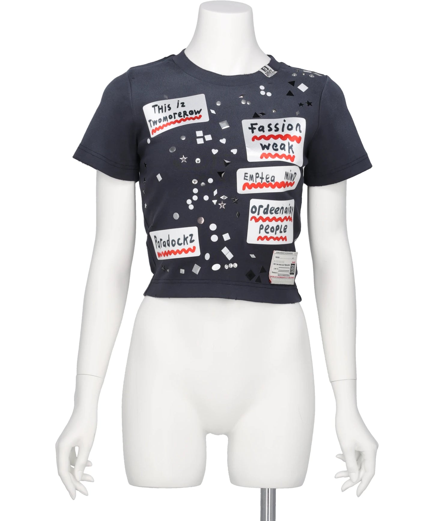Maison MIHARA YASUHIRO(メゾンミハラヤスヒロ) EMBELLISHED STICKER TEE