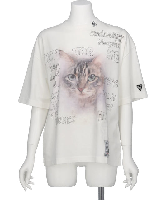 CAT PRINTED TEE