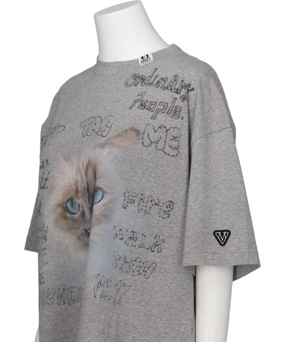 CAT PRINTED TEE
