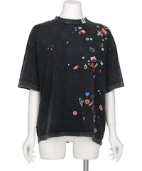 Maison MIHARA YASUHIRO(メゾンミハラヤスヒロ) BLEACHED KIDS STICKER TEE