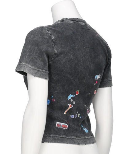 BLEACHED KIDS STICKER MINI TEE