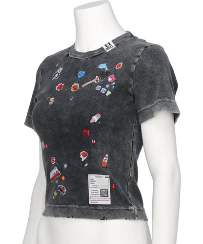BLEACHED KIDS STICKER MINI TEE