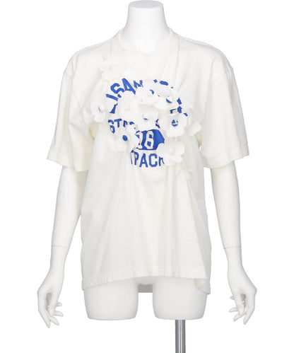riv nobuhiko(リブノブヒコ) 2026SS ポピーフラワーTシャツ
 TPSS269001