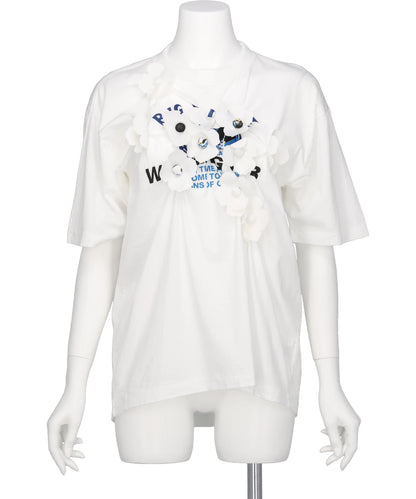 riv nobuhiko(リブノブヒコ) 2026SS POPY FLOWER T-SHIRT TPSS269001