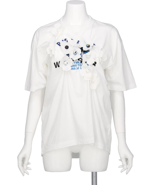 riv nobuhiko(リブノブヒコ) 2026SS POPY FLOWER T-SHIRT TPSS269001