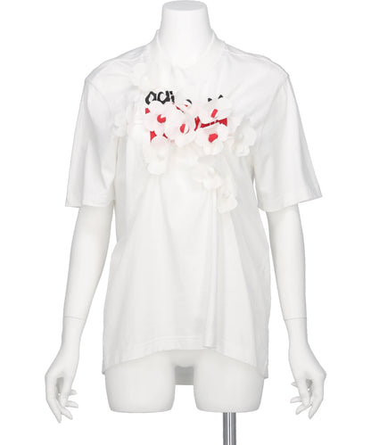 riv nobuhiko(リブノブヒコ) 2026SS POPY FLOWER T-SHIRT TPSS269001