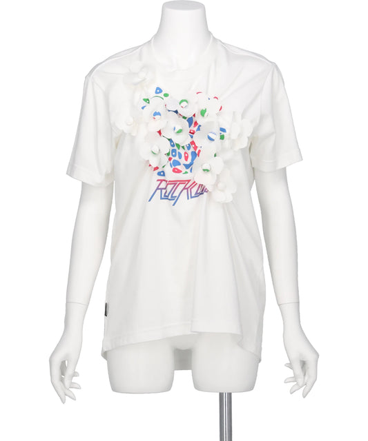 riv nobuhiko(リブノブヒコ) 2026SS POPY FLOWER T-SHIRT TPSS269001