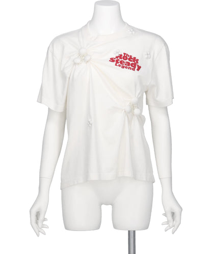 riv nobuhiko(リブノブヒコ) 2026SS ALMON T-SHIRT TPSS269002