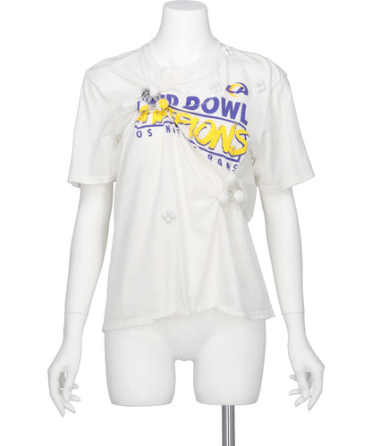 riv nobuhiko(リブノブヒコ) 2026SS ALMON T-SHIRT TPSS269002