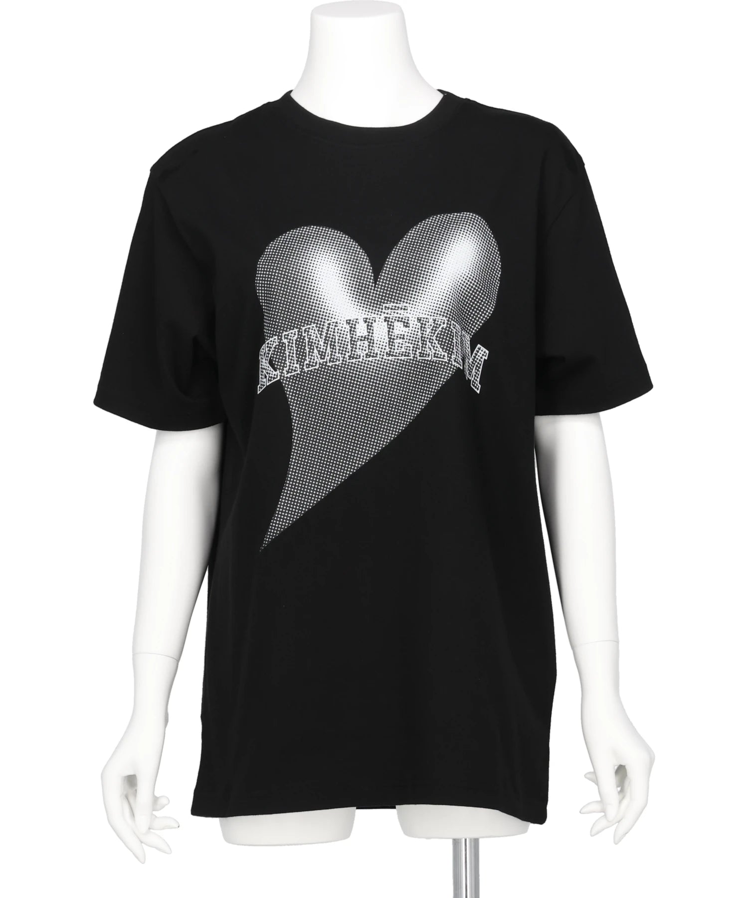 KIMHEKIM(キムへキム) 2026SS KIMHEKIM HEART BALLOON PRINT T-SHIRT ZF5JS03BK