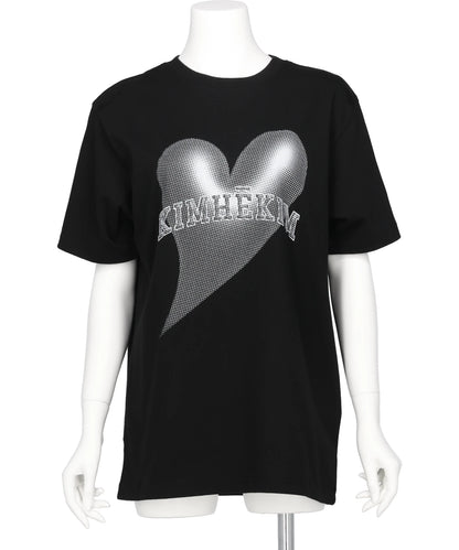 KIMHEKIM(キムへキム) 2026SS KIMHEKIM HEART BALLOON PRINT T-SHIRT ZF5JS03BK