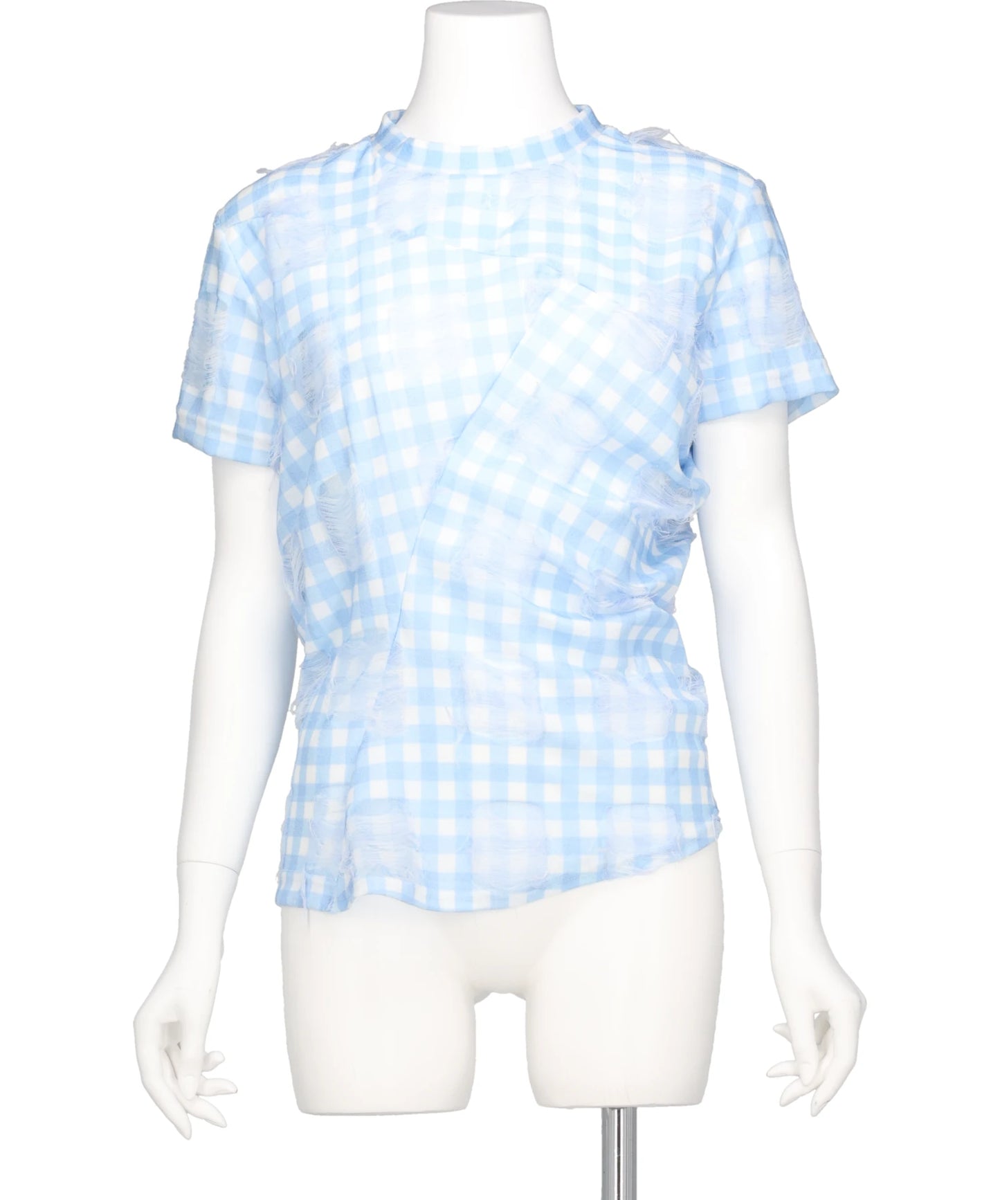 ODAKHA(オダカ) 2026SS TWISTED BLUE CRASHE GINGHAM T OH26SS-KN06