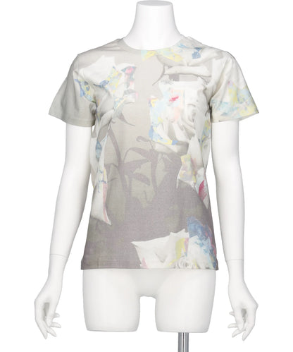 ODAKHA(オダカ) 2026SS MONOCHROME PRINT ROSE T-B OH26SS-T05