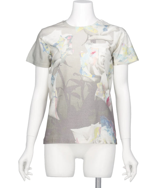 ODAKHA(オダカ) 2026SS MONOCHROME PRINT ROSE T-B OH26SS-T05