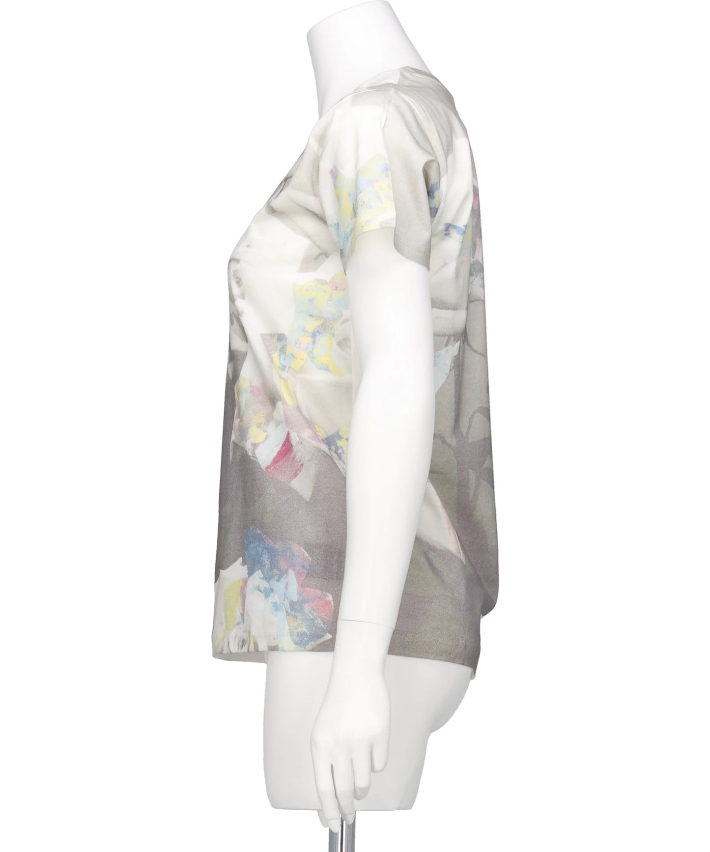 MONOCHROME PRINT ROSE T-B