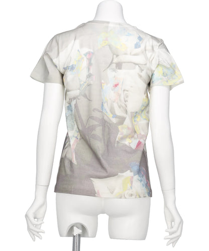 MONOCHROME PRINT ROSE T-B