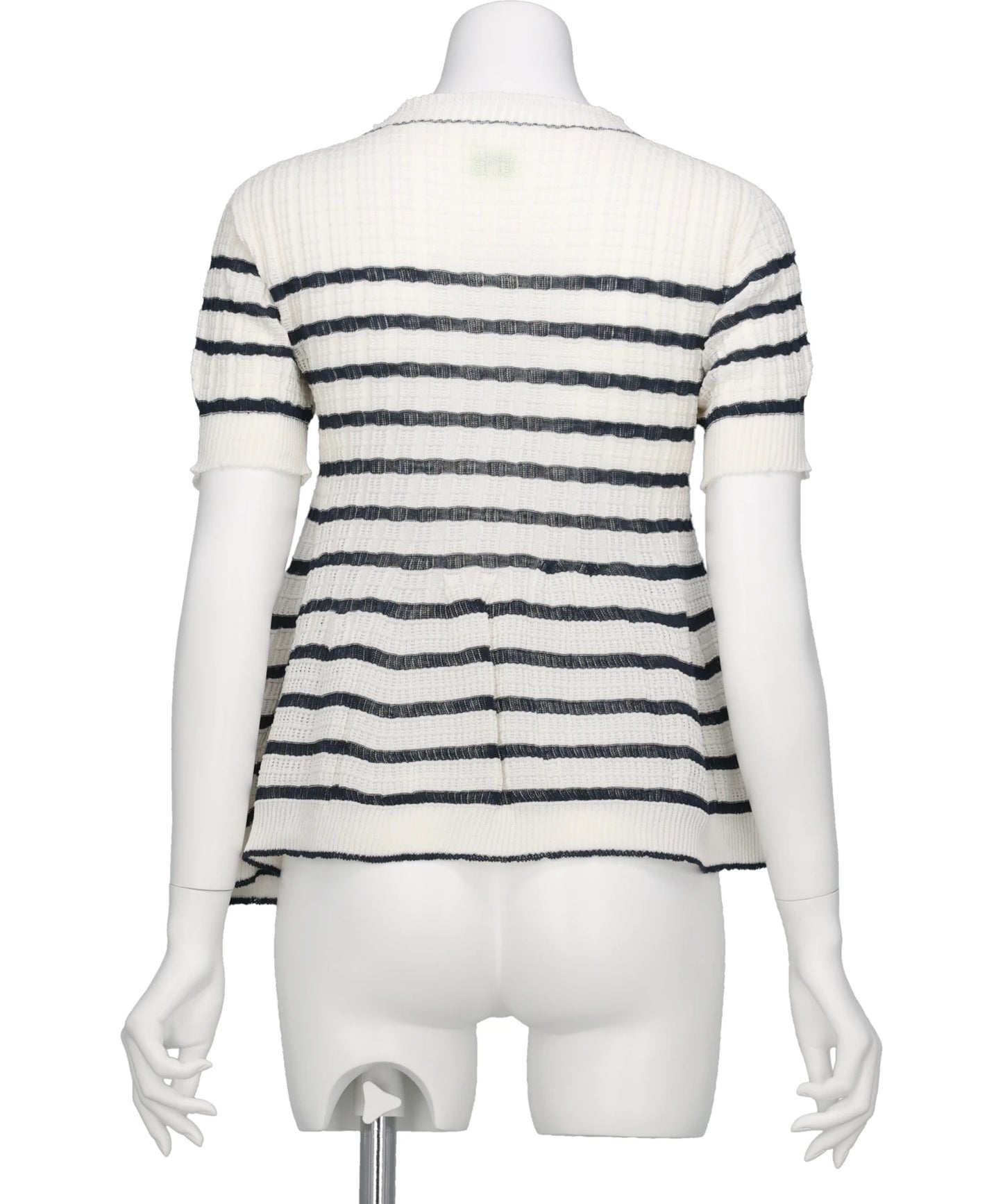 ASYMMETRY STRIPED SEEMLES TOP