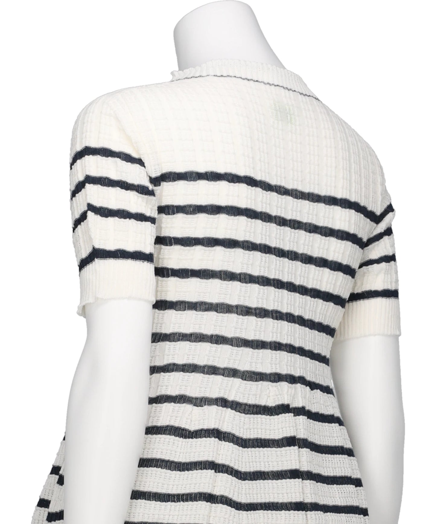 ASYMMETRY STRIPED SEEMLES TOP