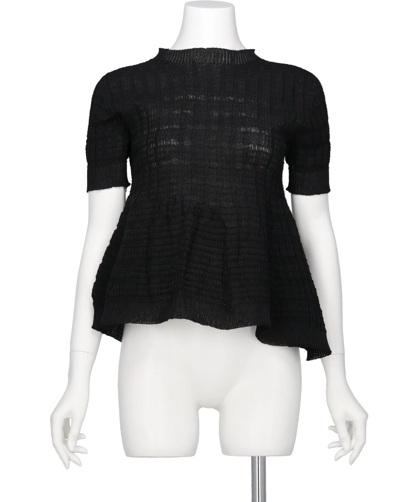 ODAKHA(オダカ) 2026SS ASYMMETRY STRIPED SEEMLES TOP OH26SS-WG05