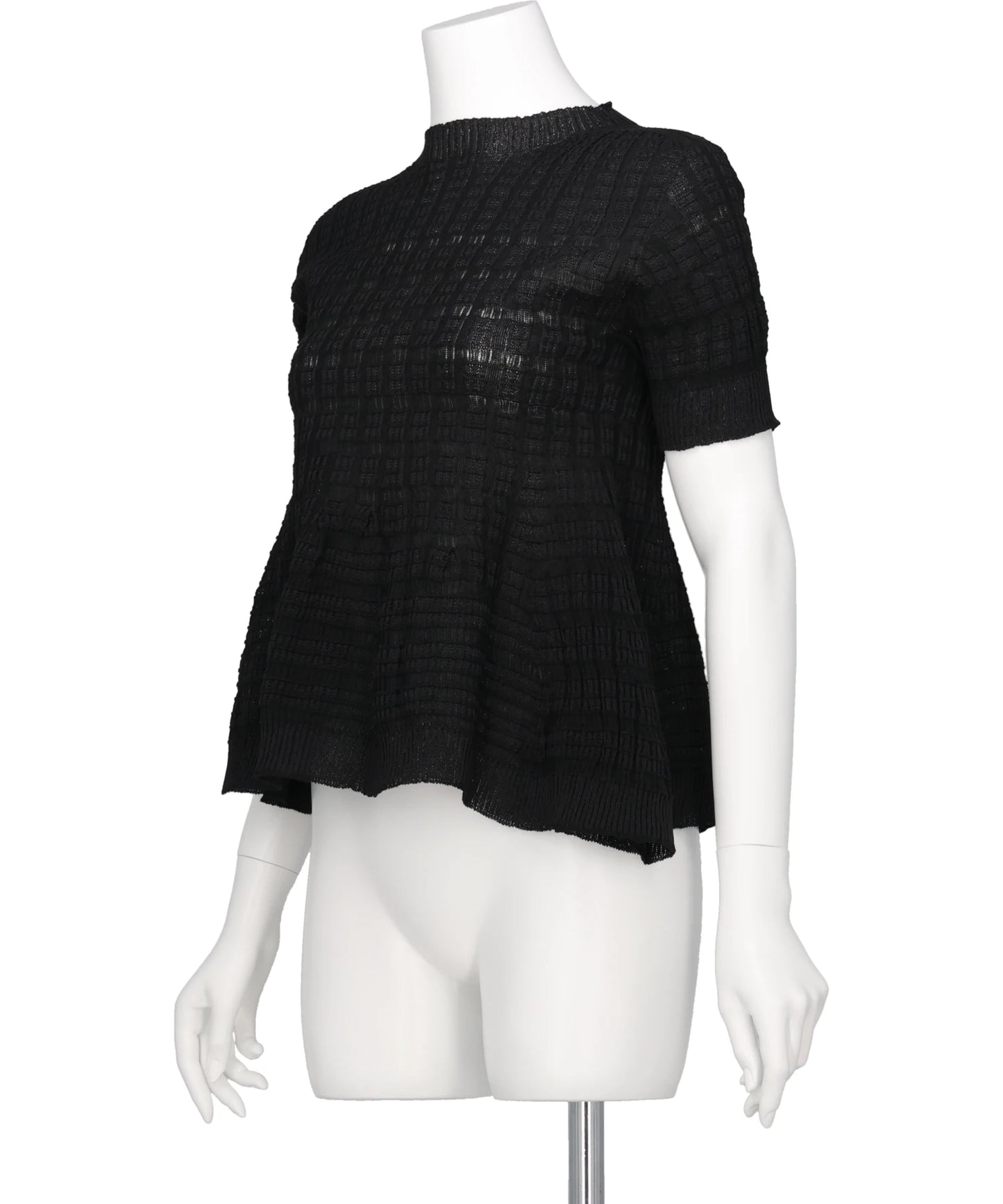 ASYMMETRY STRIPED SEEMLES TOP