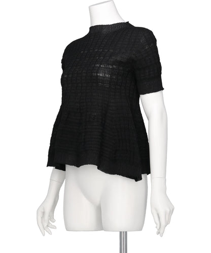 ASYMMETRY STRIPED SEEMLES TOP