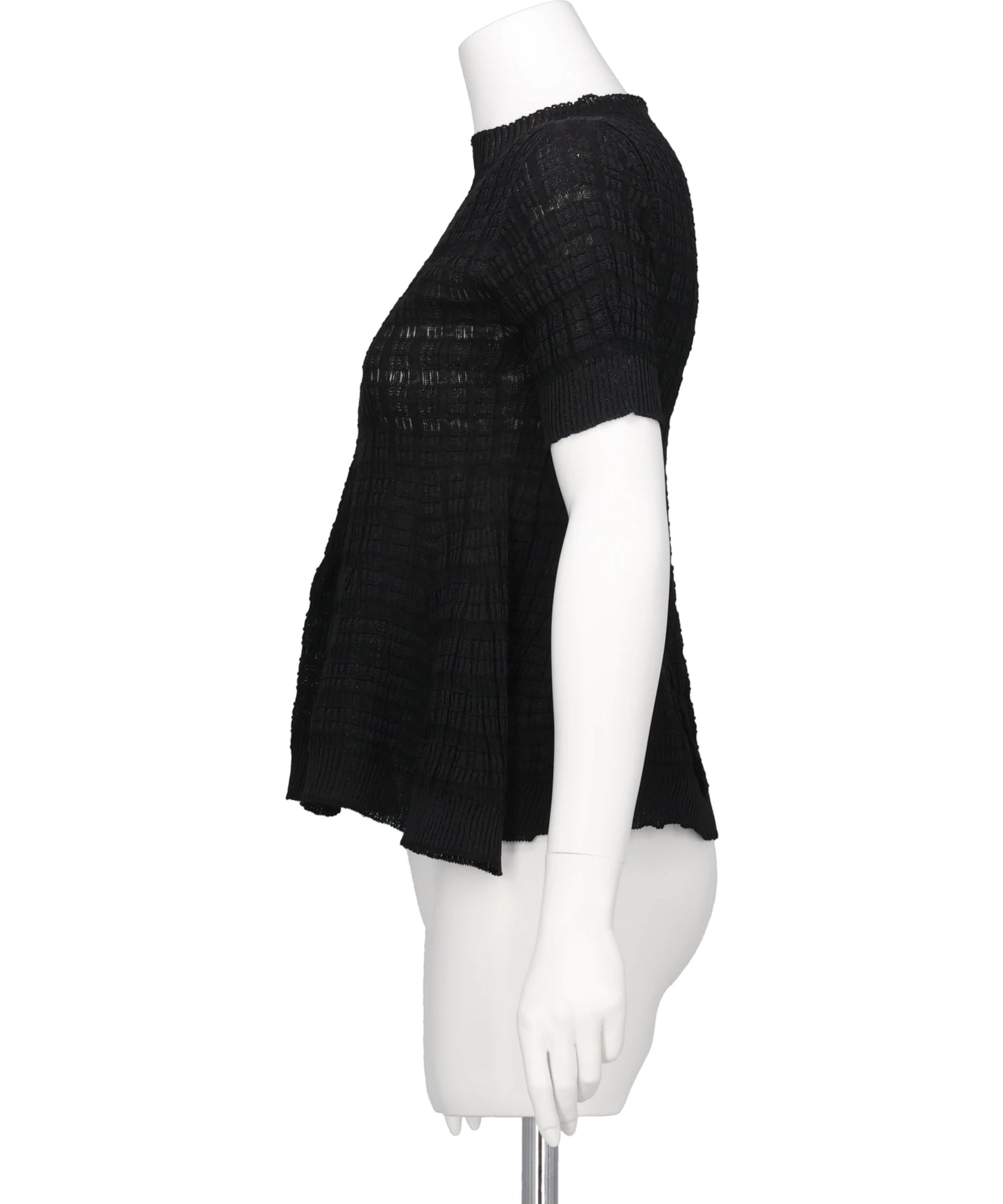 ASYMMETRY STRIPED SEEMLES TOP