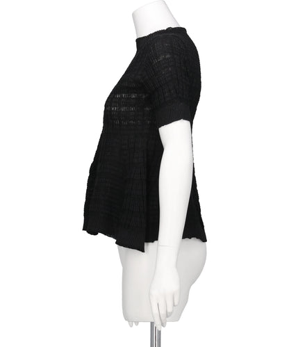 ASYMMETRY STRIPED SEEMLES TOP