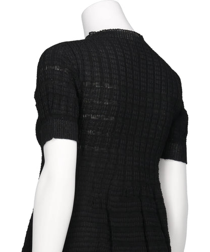 ASYMMETRY STRIPED SEEMLES TOP