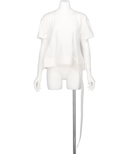 riv nobuhiko(リブノブヒコ) 2026SS ANTHE BELTED T-SHIRT