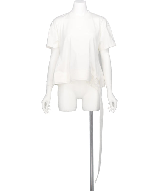 riv nobuhiko(リブノブヒコ) 2026SS ANTHE BELTED T-SHIRT