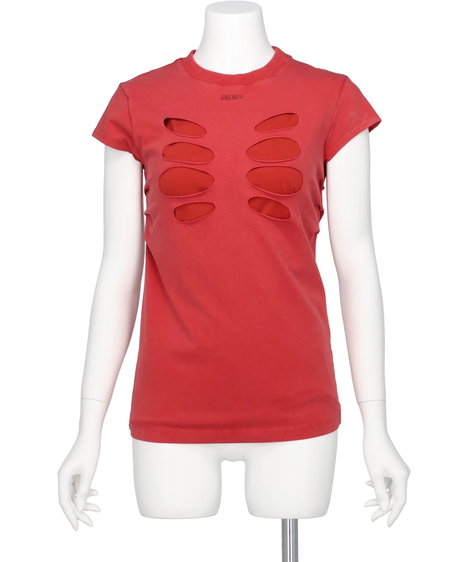 AVAVAV(アヴァヴァヴ) 2026SS BABY T-SHIRT DOUBLE LAYER CUT-OUT