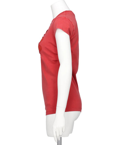 BABY T-SHIRT DOUBLE LAYER CUT-OUT