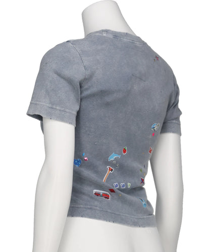 BLEACHED KIDS STICKER MINI TEE