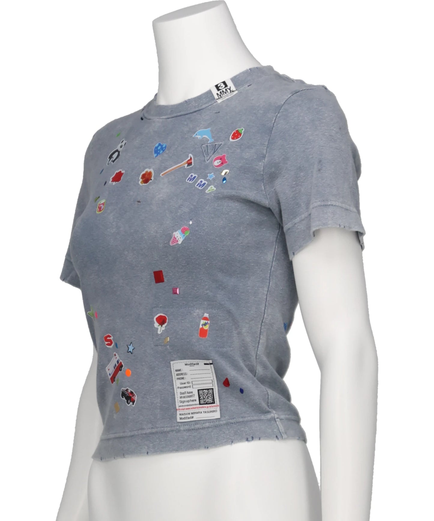 BLEACHED KIDS STICKER MINI TEE