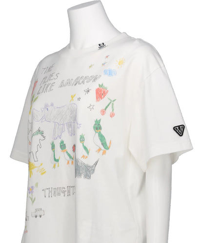 KIDS DOODLE PRINTED T-SHIRT