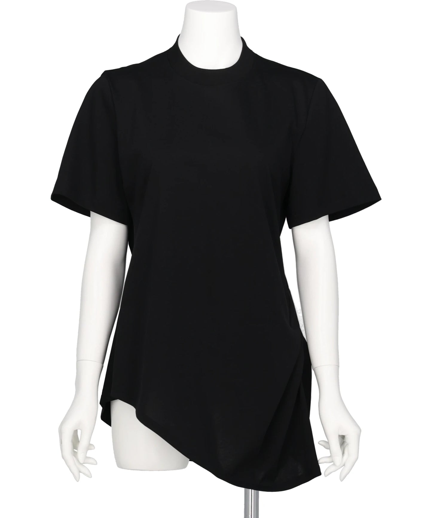 Mame Kurogouchi(マメ クロゴウチ) COTTON JERSEY ASYMMETRIC T-SHIRT