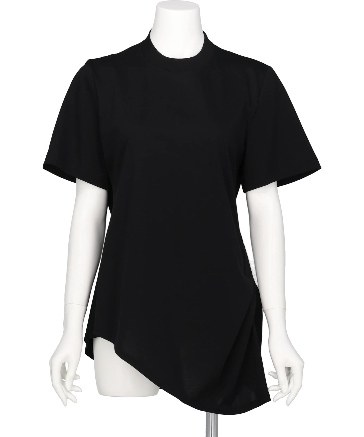 Mame Kurogouchi(マメ クロゴウチ) COTTON JERSEY ASYMMETRIC T-SHIRT