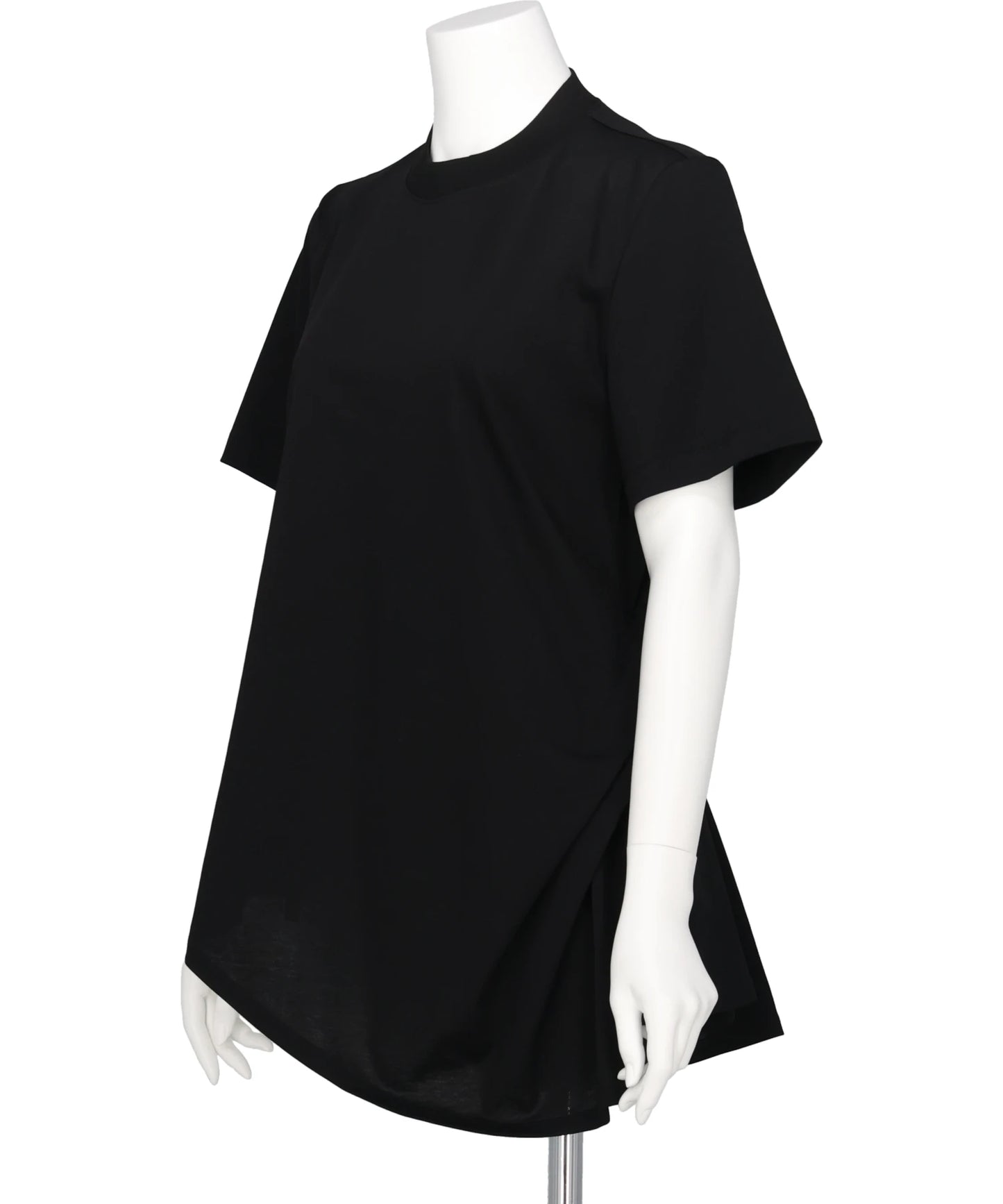 COTTON JERSEY ASYMMETRIC T-SHIRT