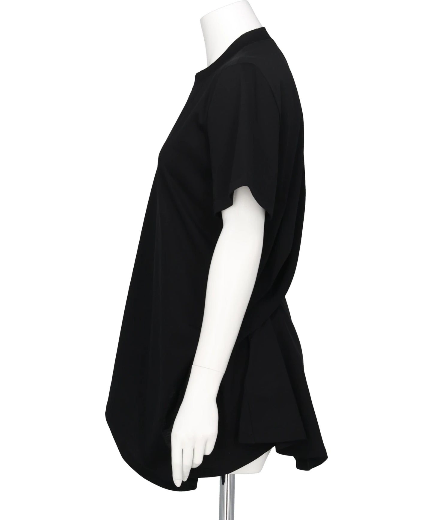 COTTON JERSEY ASYMMETRIC T-SHIRT