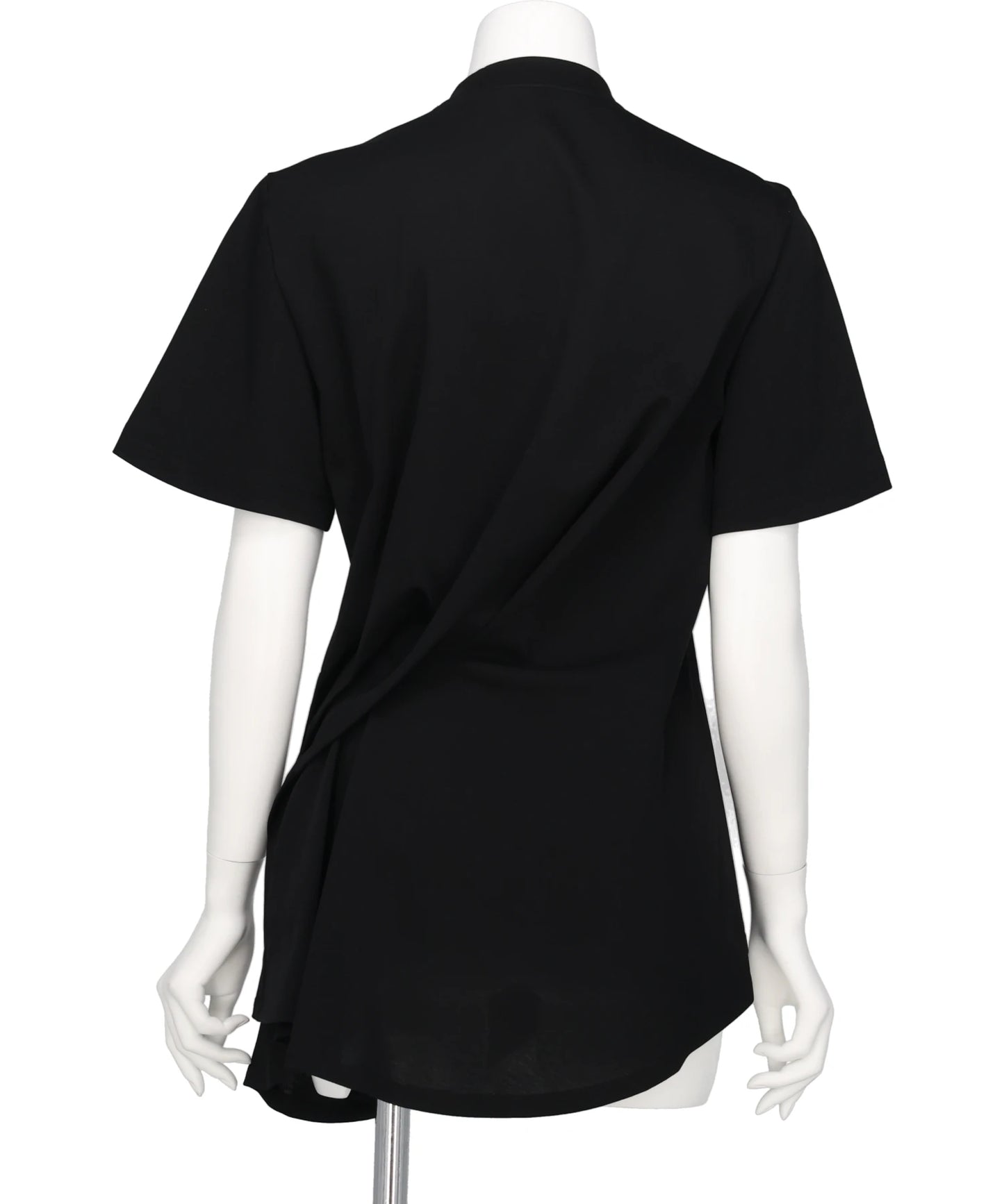 COTTON JERSEY ASYMMETRIC T-SHIRT