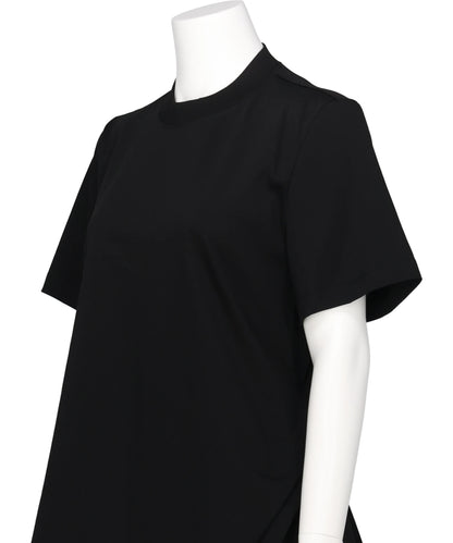 COTTON JERSEY ASYMMETRIC T-SHIRT
