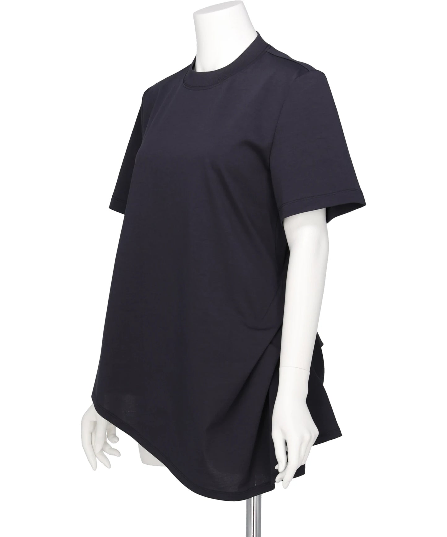 COTTON JERSEY ASYMMETRIC T-SHIRT